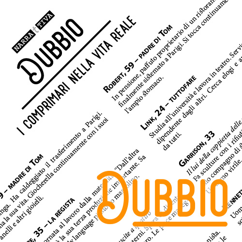 Dubbio – Comprimari