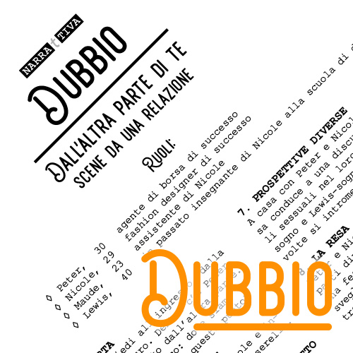 Dubbio – Copione