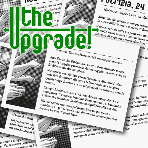 The Upgrade! – Schede personaggi (A4)